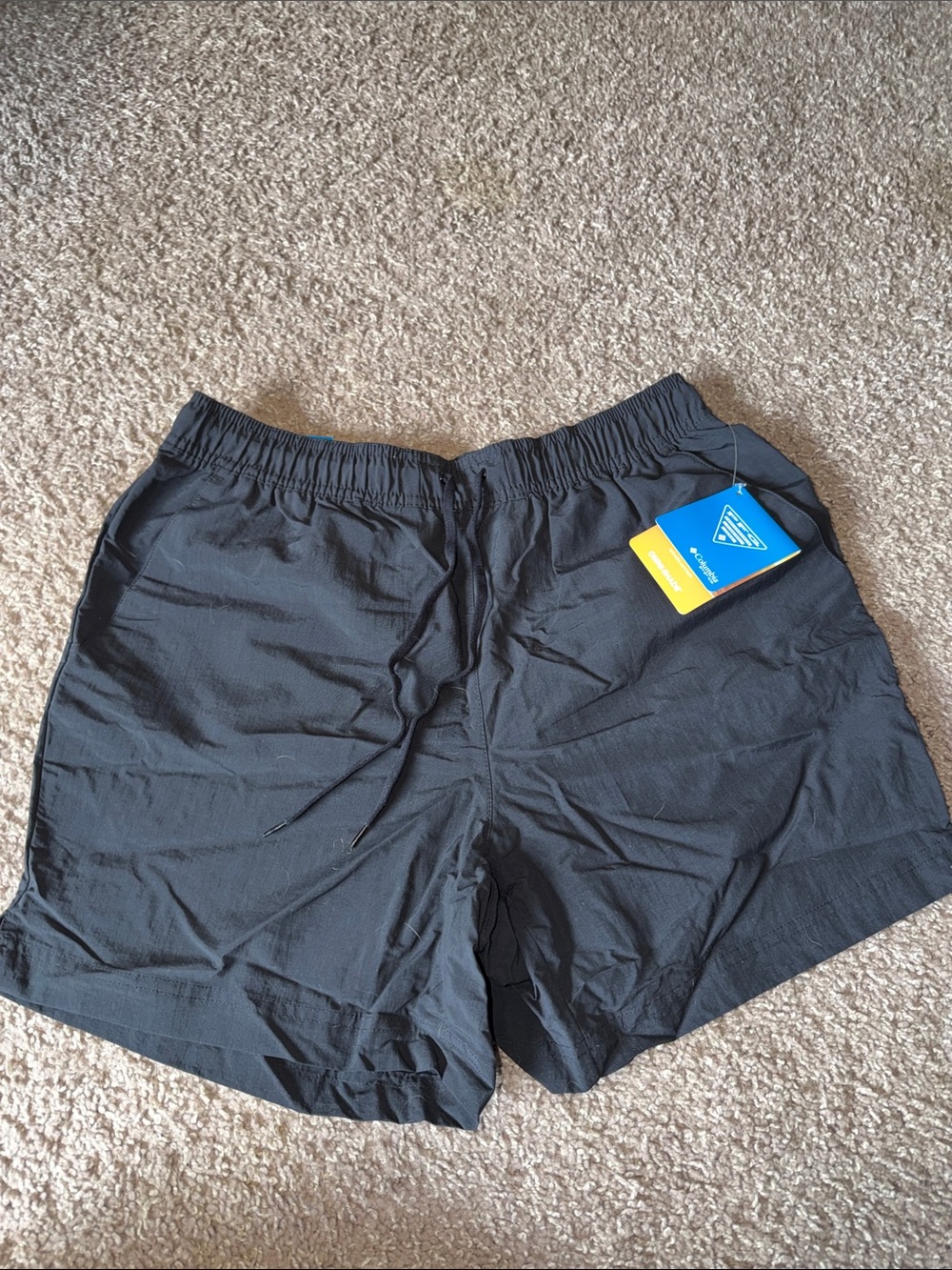 Columbia Women's Black Athletic Shorts with Drawstring